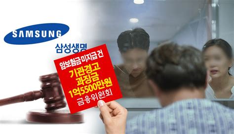 [기자수첩] 암보험금 미지급 건 삼성생명의 완패라고 네이버 포스트