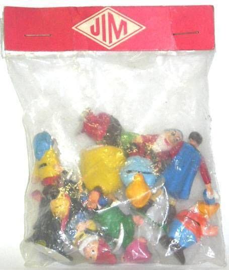 Blanche neige Mini figurine Porte clés Jim Série complète neuves en