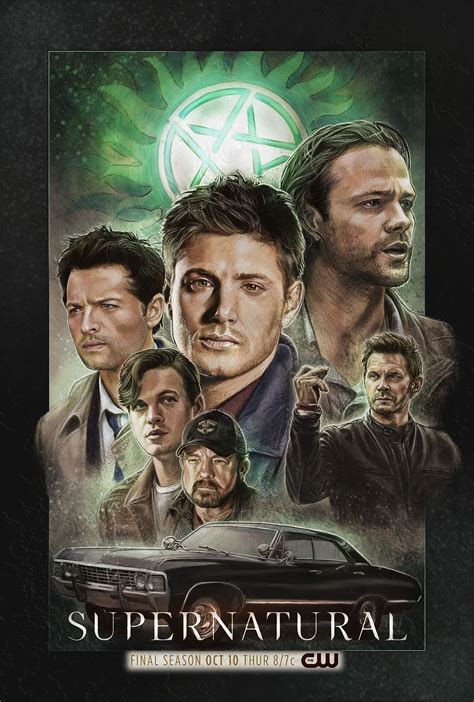 Supernatural The Final Season Poster Daniel Tetzner Supernatural