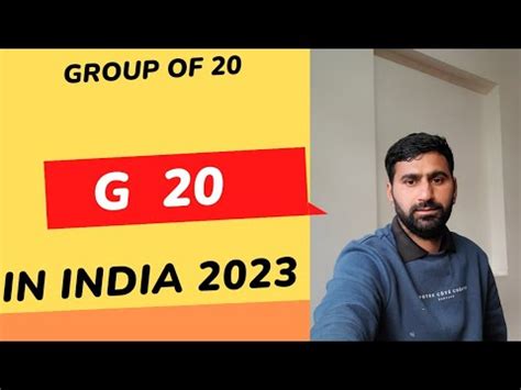 G 20 GROUP OF 20 2023 SUMMIT YouTube