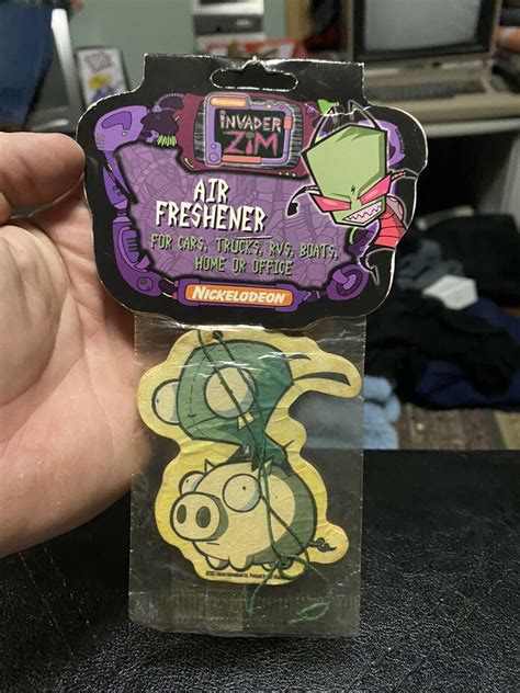 Invader Zim Gir Flying Piggy Car Air Freshener Hot Topic Used Opened Rare Artofit