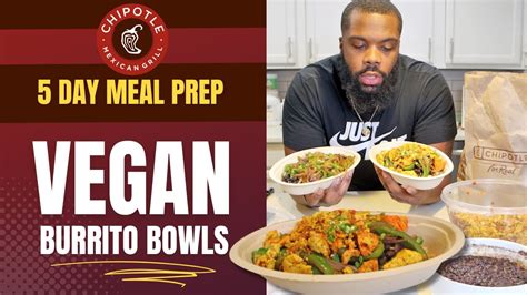 Vegan Chipotle Burrito Bowl EASY High Protein Vegan Meal Prep For Fat