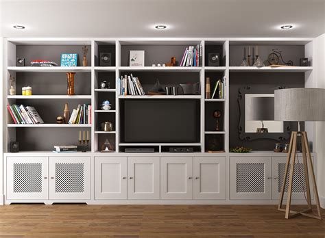 2025 Popular Bookcase Tv Unit