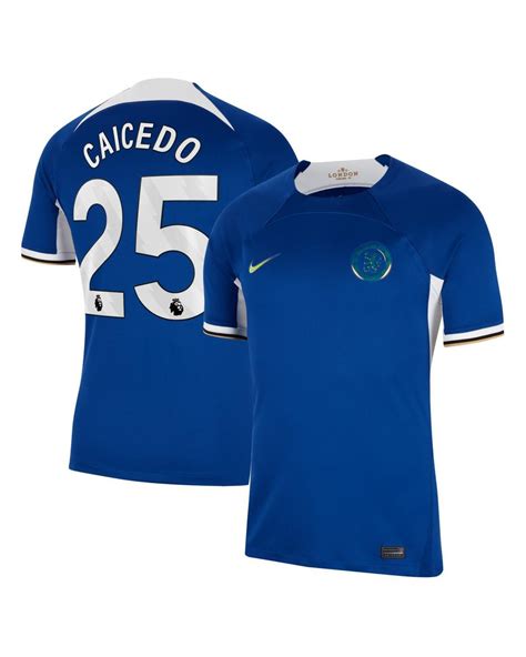 Nike Moises Caicedo Chelsea 2023/24 Home Stadium Replica Player Jersey in Blue for Men | Lyst