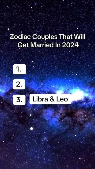 Zodiac Couples That Will Get Married In 2024 Astrology Topsigns Birthsigns Astro Horoscope