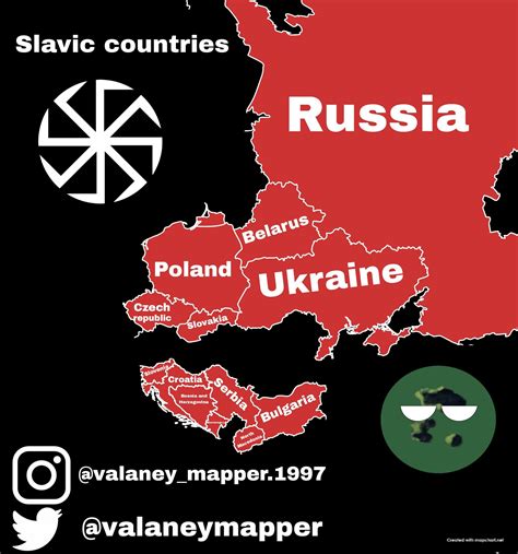 Slavic countries 🇷🇺🇧🇾🇺🇦🇷🇸🇸🇮🇭🇷🇲🇰🇲🇪🇵🇱🇨🇿🇸🇰🇧🇦 : r/MapPorn