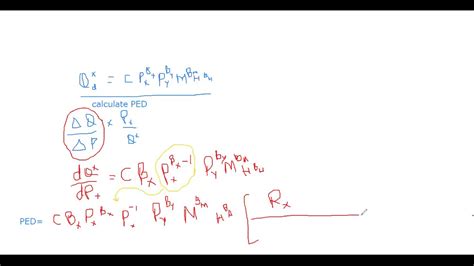 Elasticity Part Eight Non Linear Demand Function Youtube