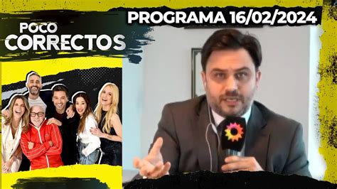 POCO CORRECTOS Programa 16 02 24 ENTREVISTA EXCLUSIVA CON RAMIRO