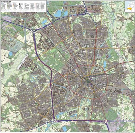 Interactive Map of Eindhoven - Search Touristic Sights. Hiking and ...