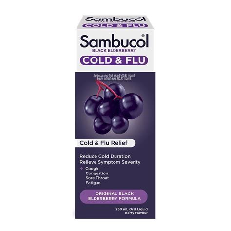 Sambucol Cold Flu Syrup Ml Choice Pharmacy