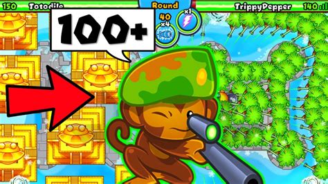 Meet This POWERFUL 100 Sniper Lategame Strategy Bloons TD Battles