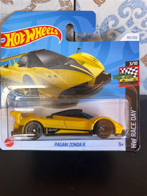 Hot Wheels Pagani Zonda R Yellow Black Etsy