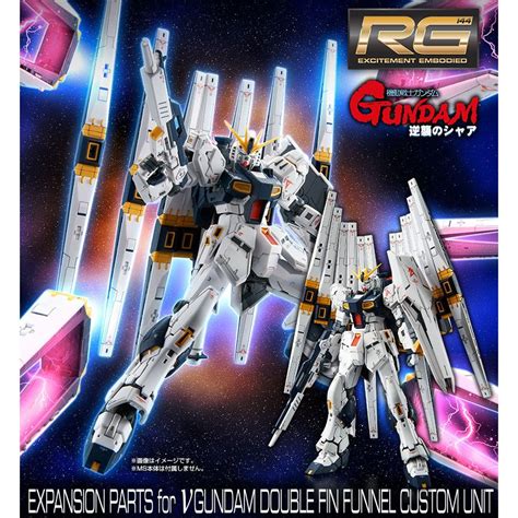 P Bandai Rg 1144 Double Fin Funnel For Rg Nu Gundam Shopee Thailand