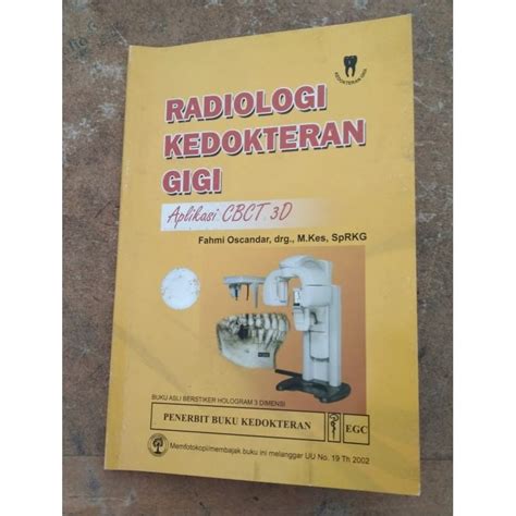 Jual Buku Radiologi Kedokteran Gigi Aplikasi CBCT 3D Shopee Indonesia