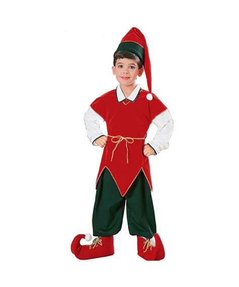 Elf Kids Santa Costume - Boys Costumes