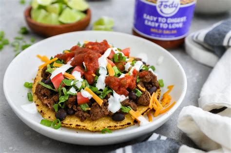 Fodys Loaded Ground Beef Tostadas Fody Foods Co Canada