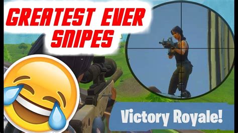 Fortnite Greatest Sniping Compilation Of All Time Youtube