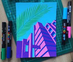 41 POSCA PEN .2 ideas | marker art, pen art, sketch book