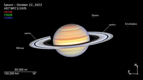 Hubble Teleskop F Ngt Noch Nie Gesehene Details Der Saturnringe Ein