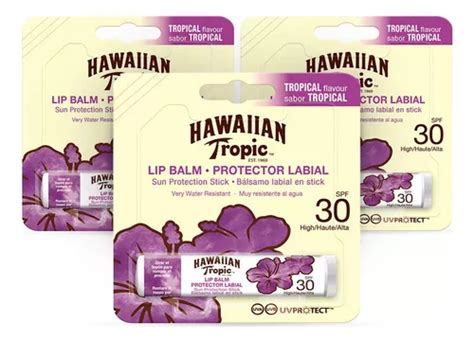 Hawaiian Tropic Balsamo Labial Protector Solar Spf 30 Sabor MercadoLibre