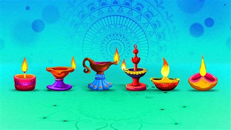 Animated Diwali Diya Green Screen I Free Green Screen Diya Animation