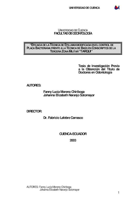 Pdf Eficacia De La T Cnica De Stillman Modificada T Cnicas De