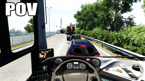 POV Driving BUS IVECO EVADYS Euro Truck Simulator 2 1 46 Mods YouTube