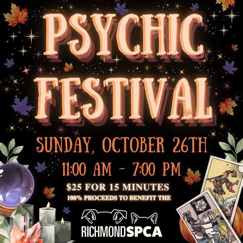Psychic Festival at Aquarian Bookshop - Richmond SPCA