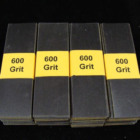 Unique Products, Inc. - 600 Grit Sanding Strips (Case of 12)