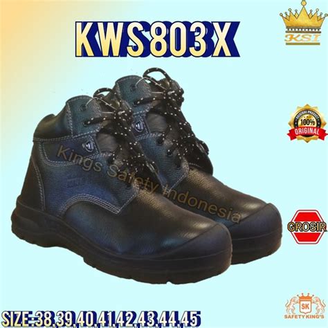 Jual SEPATU SAFETY MERK KINGS KWS 803 X HITAM Di Lapak MENTARI SAFTINDO