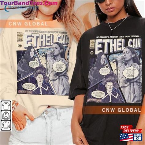 Ethel Cain Comic Shirt 90S Vintage Merch Art Preacher S Daughter Album