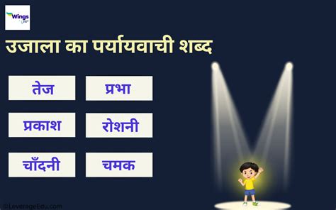 Ujala Ka Paryayvachi Shabd क्या है साथ ही जानिए उजाला के पर्यायवाची शब्दों का वाक्यों में प्रयोग