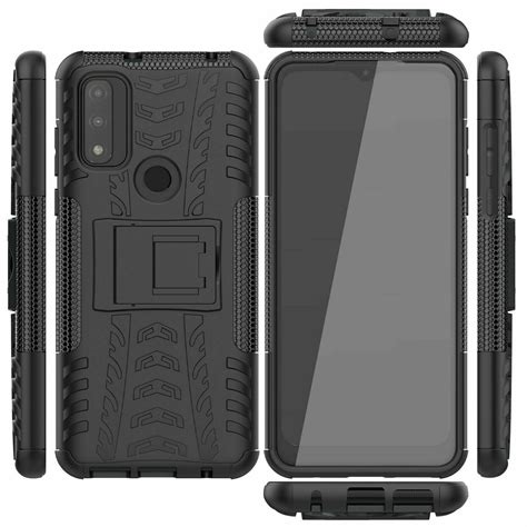 For Motorola Moto G Pure 2021 Shockproof Heavy Armor Rugged Kickstand Case Cover Ebay