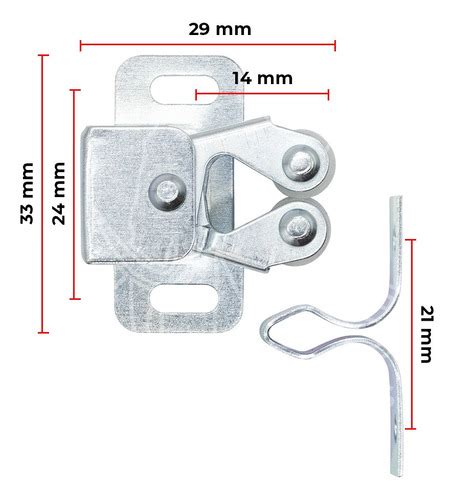 Fecho Rolete Corujinha De Press O Porta Arm Rio Unidades