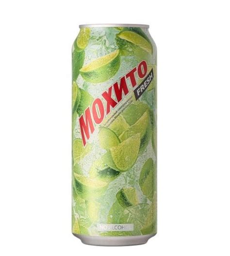Коктейль Мохито Fresh Освежающий Очаково 500 мл ж/б купить в интернет ...