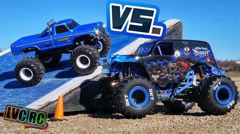 Best Mini RC Monster Truck Losi Mini LMT Vs FMS Smasher V2 YouTube