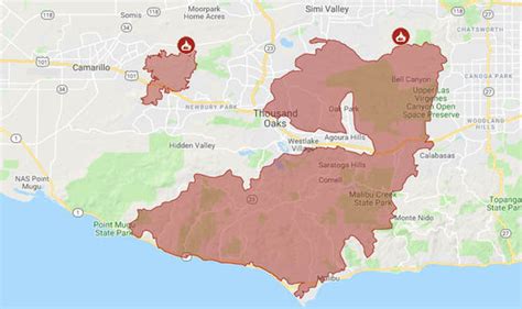 California Fires Map What Cities Are Affected By California Fires Are