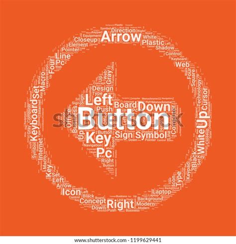 Left Arrow Button Icon Stock Vector Royalty Free 1199629441