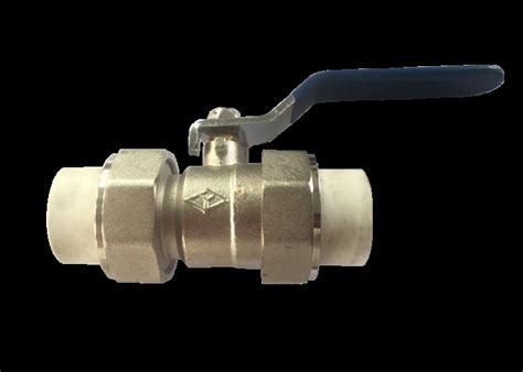 Male Thread Ppr Double Union Ball Valve Hot Melt Brass Ball Valve