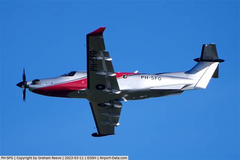 Aircraft PH SFG Pilatus PC 12 NGX C N 2107 Photo By Graham Reeve