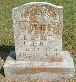 Elizabeth Elmira Woodard Hendrix 1844 1934 Mémorial Find a Grave