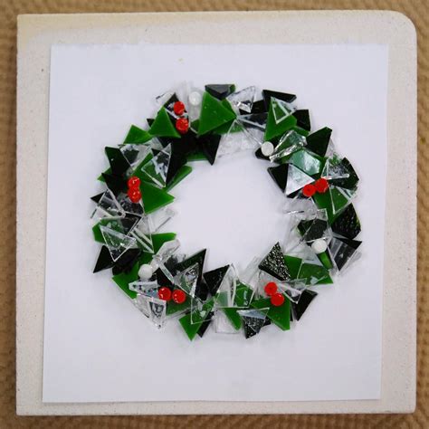 Free Fused Wreath Project Guide Glass Christmas Decorations Glass