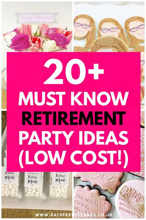 Diy Creative Retirement Party Ideas For Women Coworkers Leaving Party