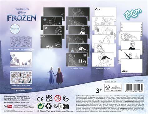 Set Creativ De Razuit Si Colorat Disney Frozen