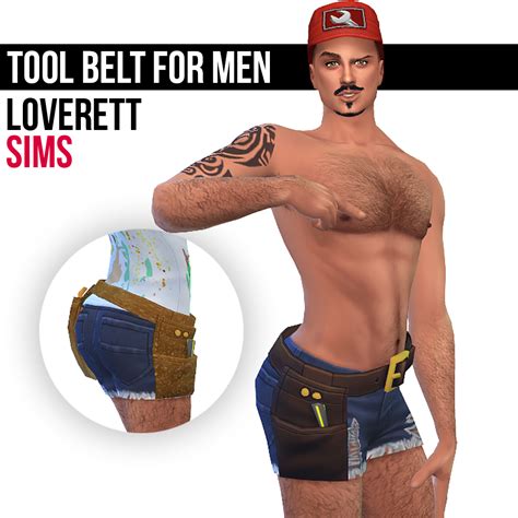 My Sims 4 Blog Tool Belt For Males By Loverettsims