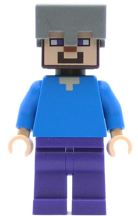 LEGO Minecraft Minifigure Steve With Helmet