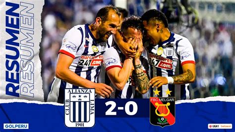 Resumen Extendido Alianza Lima Vs Fbc Melgar