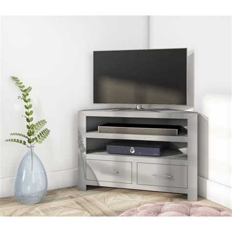 Grey Corner Tv Unit Tv Up To 36 Windsor Furniture123