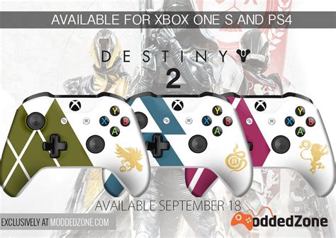 Destiny 2 Edition For Xbox One S And Ps4 Controllers Coming Soon