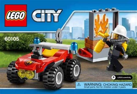 LEGO Instructions for set 60105 Fire ATV, City - Fire